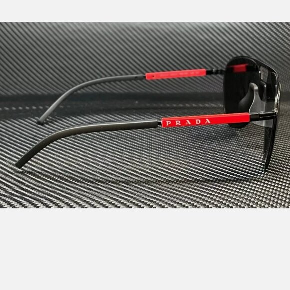 Prada Sunglasses Matte Black Men's Grey - Picture 4 of 4